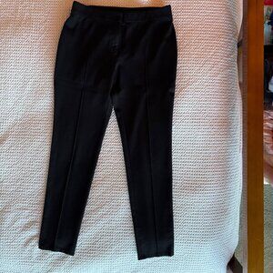 Akris Punto Black Stretch Slim Pants US 8 FR 40 Tailored Trouser